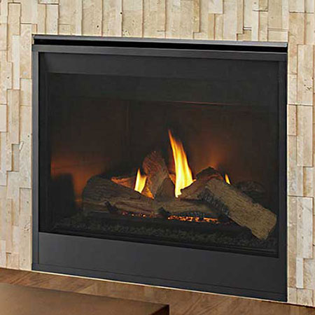 36" Meridian IntelliFire Touch Direct Vent Fireplace  (Electronic Ignition) - Majestic