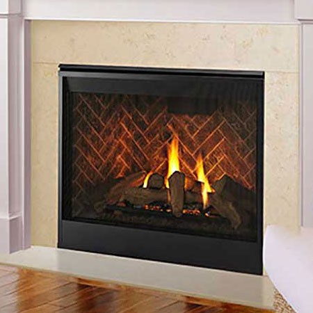 42" Meridian Platinum IntelliFire Touch Direct Vent Fireplace  (Electronic Ignition) - Majestic