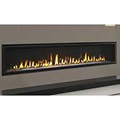 72" Echelon II IntelliFire Touch Direct Vent Linear Fireplace  (Electronic Ignition) - Majestic