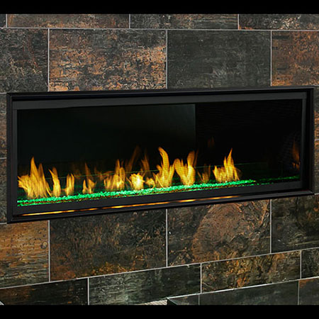60" Artisan IntelliFire Touch 2.0 Vent Free Linear Fireplace (Electronic Ignition) - Monessen
