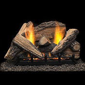 18" Stoney Creek Refractory Logs with 18" Natural Blaze IntiliFire Plus Vent Free Burner (Electronic Ignition) - Monessen