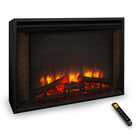 36 Built-In Traditional Electric Fireplace - SimpliFire