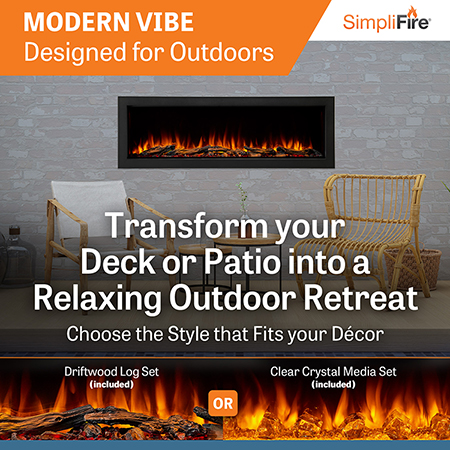 Forum Linear Electric Fireplace