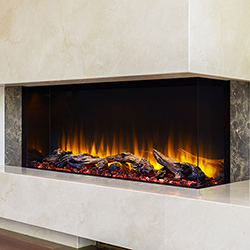 43" Scion Trinity 3-Sided Linear Electric Fireplace - SimpliFire