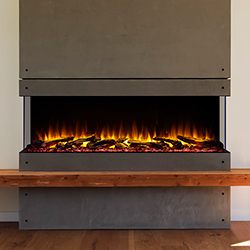 55" Scion Trinity 3-Sided Linear Electric Fireplace - SimpliFire