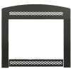 42" Classic Arched Front with Lower Control Door, Black - Monessen