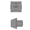 Dura-Vent Pro Sconce Termination Cap Aluminum (4" x 6 5/8")