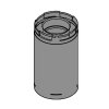 Dura-Vent Pro 12" Pipe Length Galvanized (4" x 6 5/8")