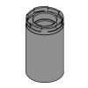 Dura-Vent Pro 16" Pipe Extension Galvanized (5" x 8")