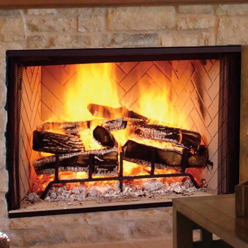 50 Biltmore Radiant Wood Burning Fireplace, Herringbone Liner Monessen